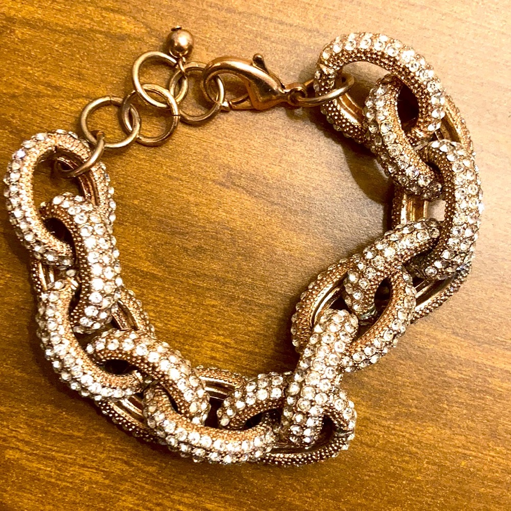 Nadri chunky link bracelet